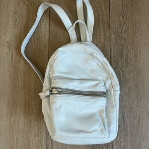 Frye Lena Leather White Mini Backpack New without tags